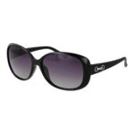 Polaroid Schmetterling Sonnenbrille P8430 58KIHIX in Schwarz – 45° Seitenansicht