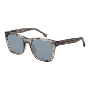Lozza Quadrat Sonnenbrille SL4128M526BZX in Grau – 45° Seitenansicht