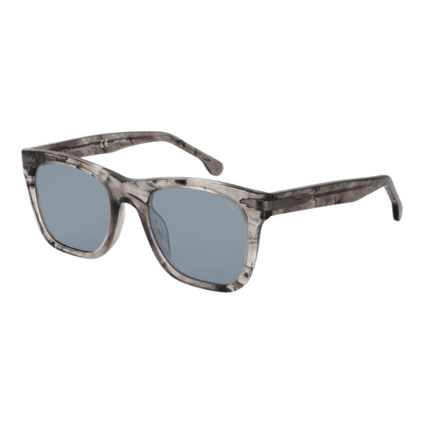 Lozza Quadrat Sonnenbrille SL4128M526BZX in Grau – 45° Seitenansicht