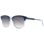 Sting Rechteck Sonnenbrille SST072 510P57 in Blau – 45° Seitenansicht