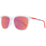 Police Rechteck Sonnenbrille SPL537B 56CRGZ in Transparent – 45° Seitenansicht