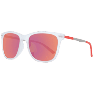 Police Rechteck Sonnenbrille SPL537B 56CRGZ in Transparent – 45° Seitenansicht