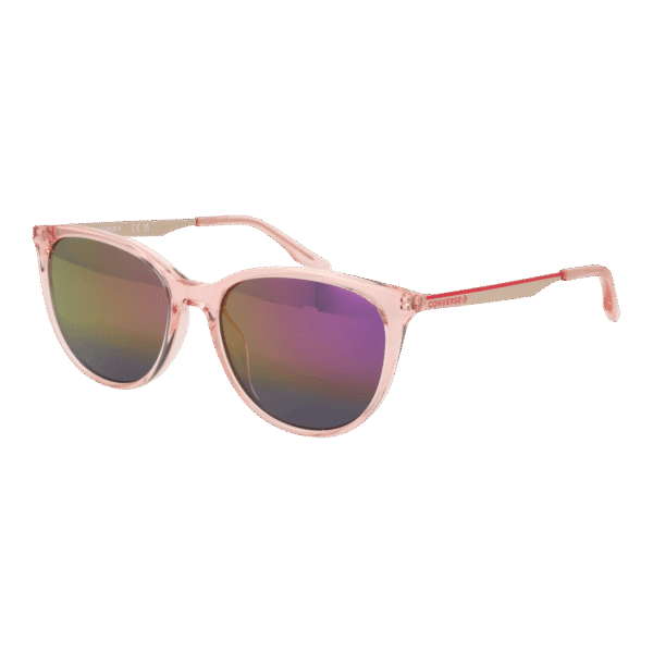 Converse Sonnenbrille CV801S 55682 – 45° Seitenansicht Converse Panto Sonnenbrille CV801S 55682 in Rosa – 45° Seitenansicht