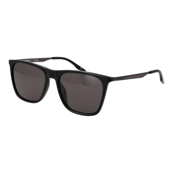 Converse Quadrat Sonnenbrille CV800S 56001 in Schwarz – 45° Seitenansicht