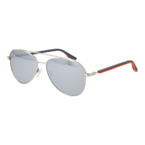 Converse Pilotenbrille Sonnenbrille CV307S 58045 in Silber – 45° Seitenansicht