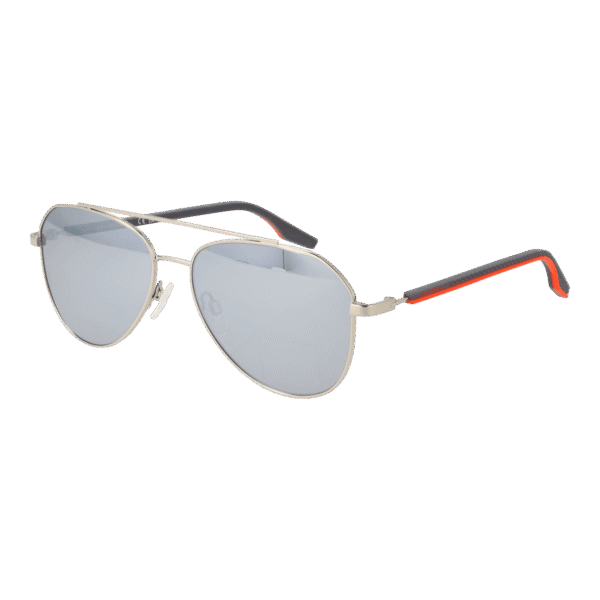 Converse Sonnenbrille CV307S 58045 – 45° Seitenansicht Converse Pilotenbrille Sonnenbrille CV307S 58045 in Silber – 45° Seitenansicht