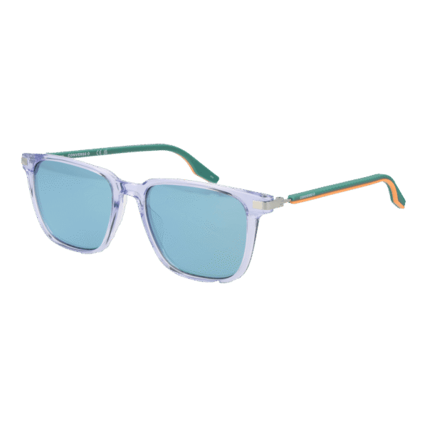 Converse Sonnenbrille CV543S 54456 – 45° Seitenansicht Converse Quadrat Sonnenbrille CV543S 54456 in Blau – 45° Seitenansicht