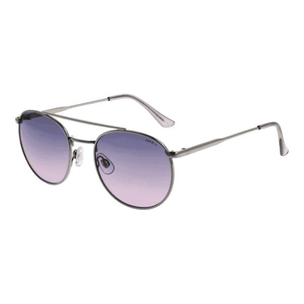 Esprit Sonnenbrille ET39220 53577 – 45° Seitenansicht Esprit Rund Sonnenbrille ET39220 53577 in Silber – 45° Seitenansicht