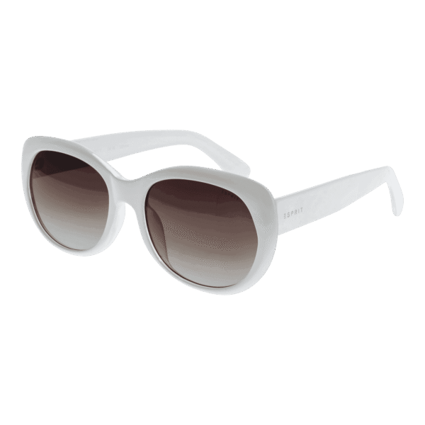 Esprit Oval Sonnenbrille ET39266 57536 in Weiß – 45° Seitenansicht