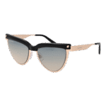 Dsquared2 Katzenaugen Sonnenbrille DQ0302 5328B in Schwarz – 45° Seitenansicht