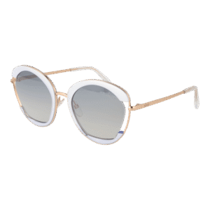 Pucci Schmetterling Sonnenbrille EP0099 5424B in Gold – 45° Seitenansicht