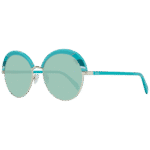 Pucci Oval Sonnenbrille EP0102 5789P in Türkis – 45° Seitenansicht