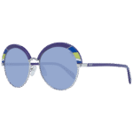 Pucci Oval Sonnenbrille EP0102 5792W in Lila – 45° Seitenansicht