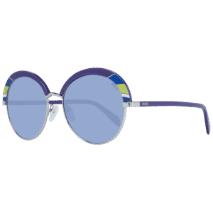 Pucci Oval Sonnenbrille EP0102 5792W in Lila – 45° Seitenansicht