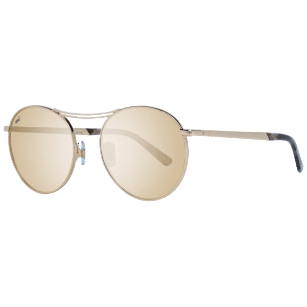 Web Rund Sonnenbrille WE0242 5332G in Gold – 45° Seitenansicht