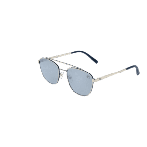 Timberland Pilotenbrille Sonnenbrille TB9168 5510D in Silber – 45° Seitenansicht