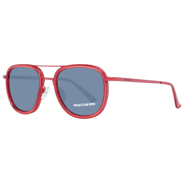 Skechers Pilotenbrille Sonnenbrille SE9042 5066A in Rot – 45° Seitenansicht