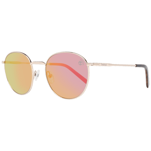 Timberland Rund Sonnenbrille TB9180 5228D in Bronze – 45° Seitenansicht