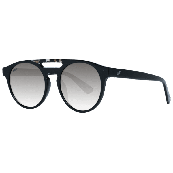 Web Rund Sonnenbrille WE0262 5105B in Schwarz – 45° Seitenansicht