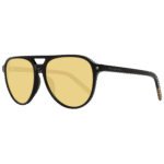 Ermenegildo Zegna Pilotenbrille Sonnenbrille EZ0133 5701H in Schwarz – 45° Seitenansicht