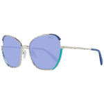 Pucci Schmetterling Sonnenbrille EP0131 5828W in Gold – 45° Seitenansicht