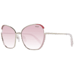 Pucci Schmetterling Sonnenbrille EP0131 5832T in Gold – 45° Seitenansicht