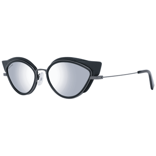 Dsquared2 Katzenaugen Sonnenbrille DQ0336 5402C in Schwarz – 45° Seitenansicht