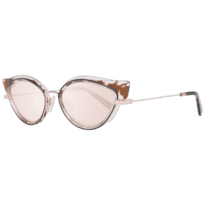 Dsquared2 Katzenaugen Sonnenbrille DQ0336 5455U in Braun – 45° Seitenansicht