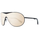 Web Monoscheibe Sonnenbrille WE0282 0002G in Schwarz – 45° Seitenansicht
