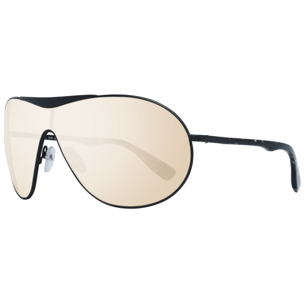Web Monoscheibe Sonnenbrille WE0282 0002G in Schwarz – 45° Seitenansicht