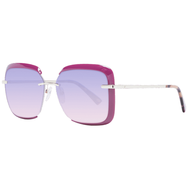 Web Trapez Sonnenbrille WE0284 5481Z in Lila – 45° Seitenansicht