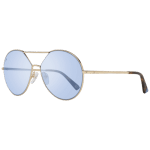 Web Oval Sonnenbrille WE0286 5730V in Gold – 45° Seitenansicht