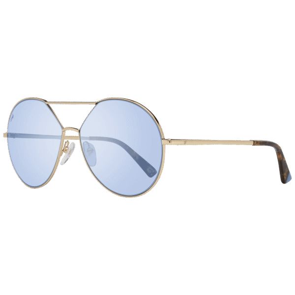 Web Sonnenbrille WE0286 5730V – 45° Seitenansicht Web Oval Sonnenbrille WE0286 5730V in Gold – 45° Seitenansicht