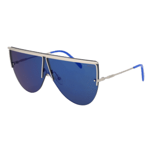 Pucci Monoscheibe Sonnenbrille EP0139 0016X in Silber – 45° Seitenansicht