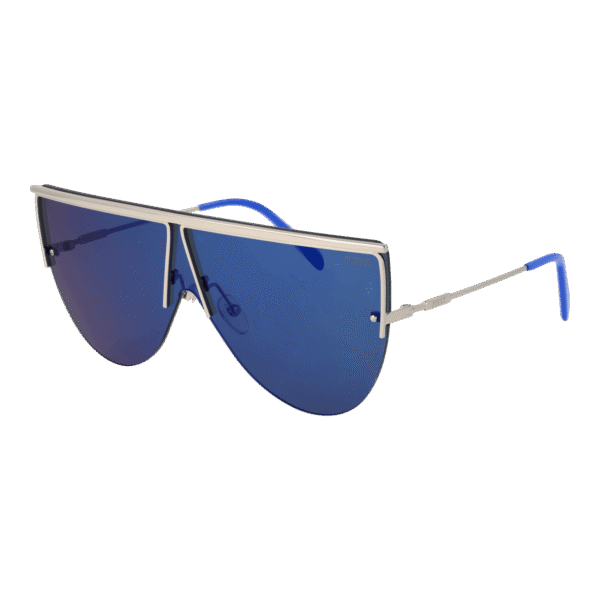 Pucci Monoscheibe Sonnenbrille EP0139 0016X in Silber – 45° Seitenansicht
