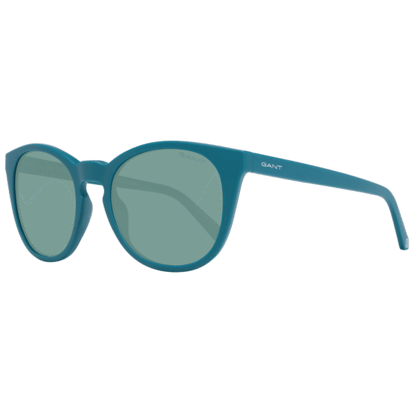 Gant Katzenaugen Sonnenbrille GA8080 5492P in Blau – 45° Seitenansicht