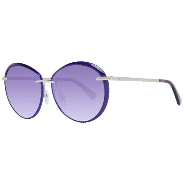 Web Rund Sonnenbrille WE0297 5790W in Blau – 45° Seitenansicht