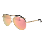 Skechers Pilotenbrille Sonnenbrille SE6111 6232U in Gold – 45° Seitenansicht