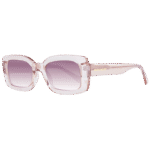 Skechers Rechteck Sonnenbrille SE6103 5372H in Rosa – 45° Seitenansicht