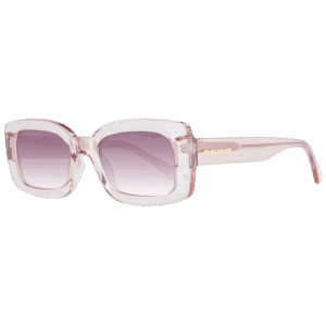 Skechers Rechteck Sonnenbrille SE6103 5372H in Rosa – 45° Seitenansicht