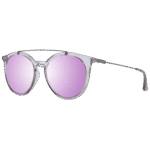 Skechers Rund Sonnenbrille SE6107 5120U in Grau – 45° Seitenansicht