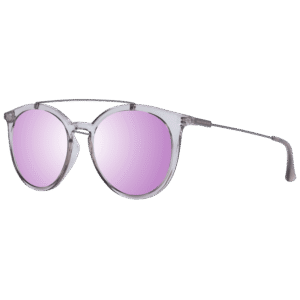 Skechers Rund Sonnenbrille SE6107 5120U in Grau – 45° Seitenansicht