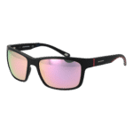 Skechers Quadrat Sonnenbrille SE6117 5802U in Schwarz – 45° Seitenansicht