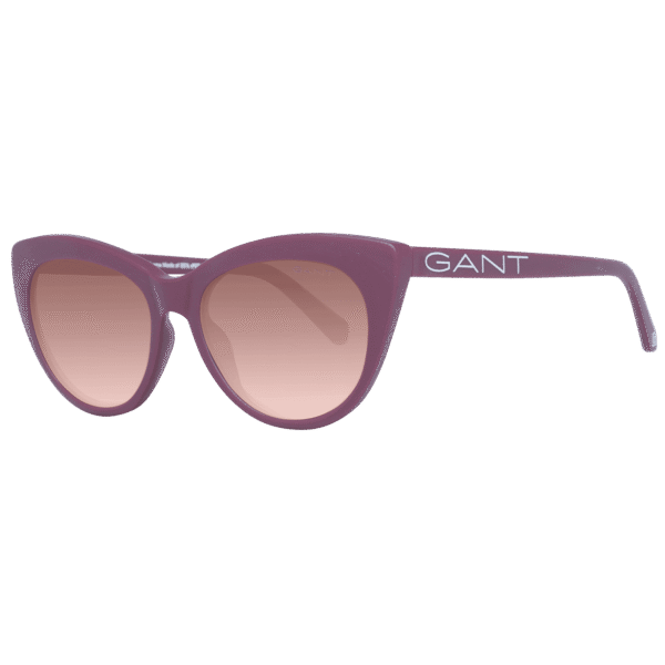 Gant Katzenaugen Sonnenbrille GA8082 5467E in Lila – 45° Seitenansicht