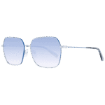 Gant Rechteck Sonnenbrille GA8083 6010W in Silber – 45° Seitenansicht
