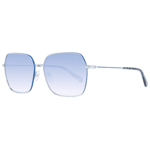 Gant Rechteck Sonnenbrille GA8083 6010W in Silber – 45° Seitenansicht