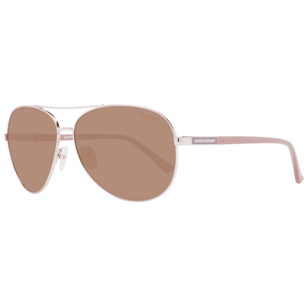 Skechers Pilotenbrille Sonnenbrille SE6122 6428H in Rosé Gold – 45° Seitenansicht