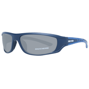 Skechers Rechteck Sonnenbrille SE9068 6191A in Blau – 45° Seitenansicht