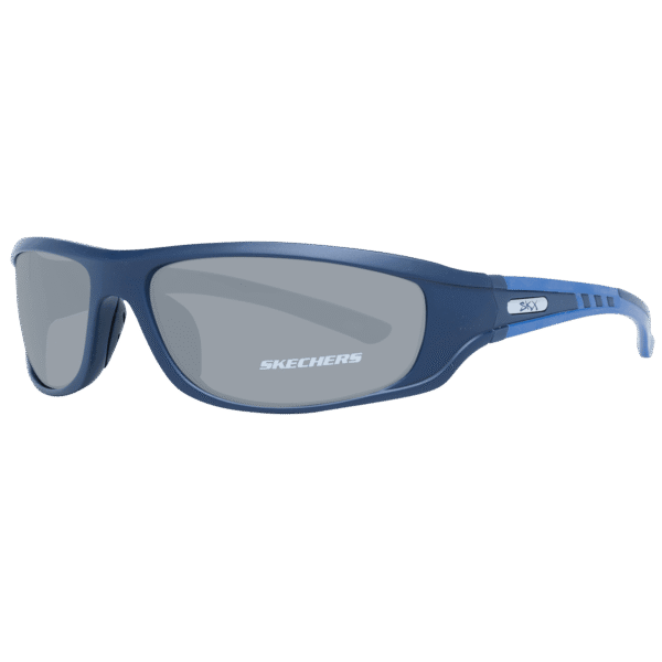 Skechers Rechteck Sonnenbrille SE9068 6191A in Blau – 45° Seitenansicht