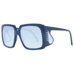 Pucci Quadrat Sonnenbrille EP0167 5890W in Blau – 45° Seitenansicht